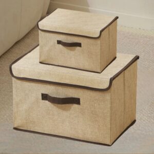 Set X2 Canasto Organizador de Tela