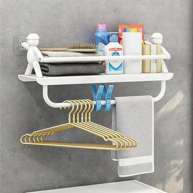 Estante De Pared Repisa Metálica Adhesiva - Image 10