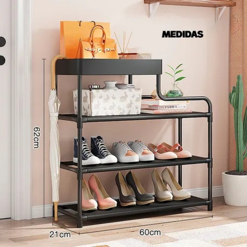 Zapatero Organizador Metálico | 3 Niveles - Image 3