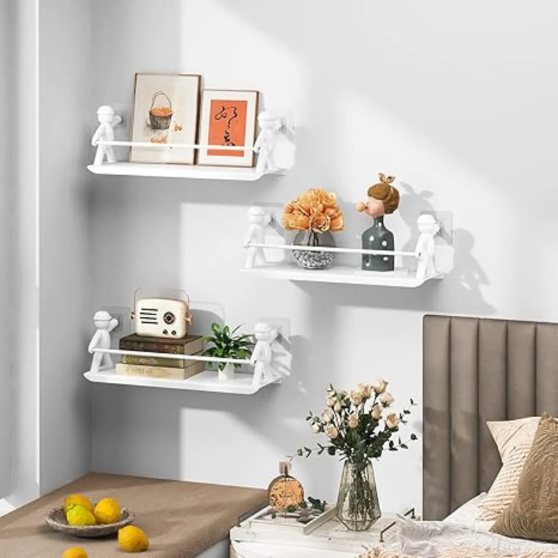 Estante De Pared Repisa Metálica Adhesiva - Image 7