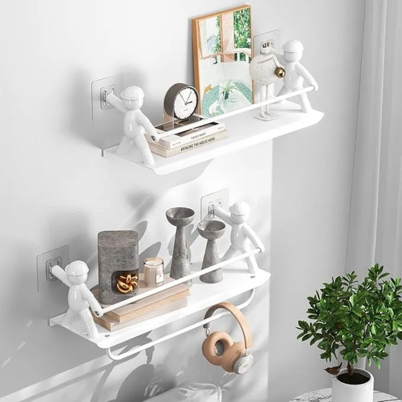 Estante De Pared Repisa Metálica Adhesiva - Image 9